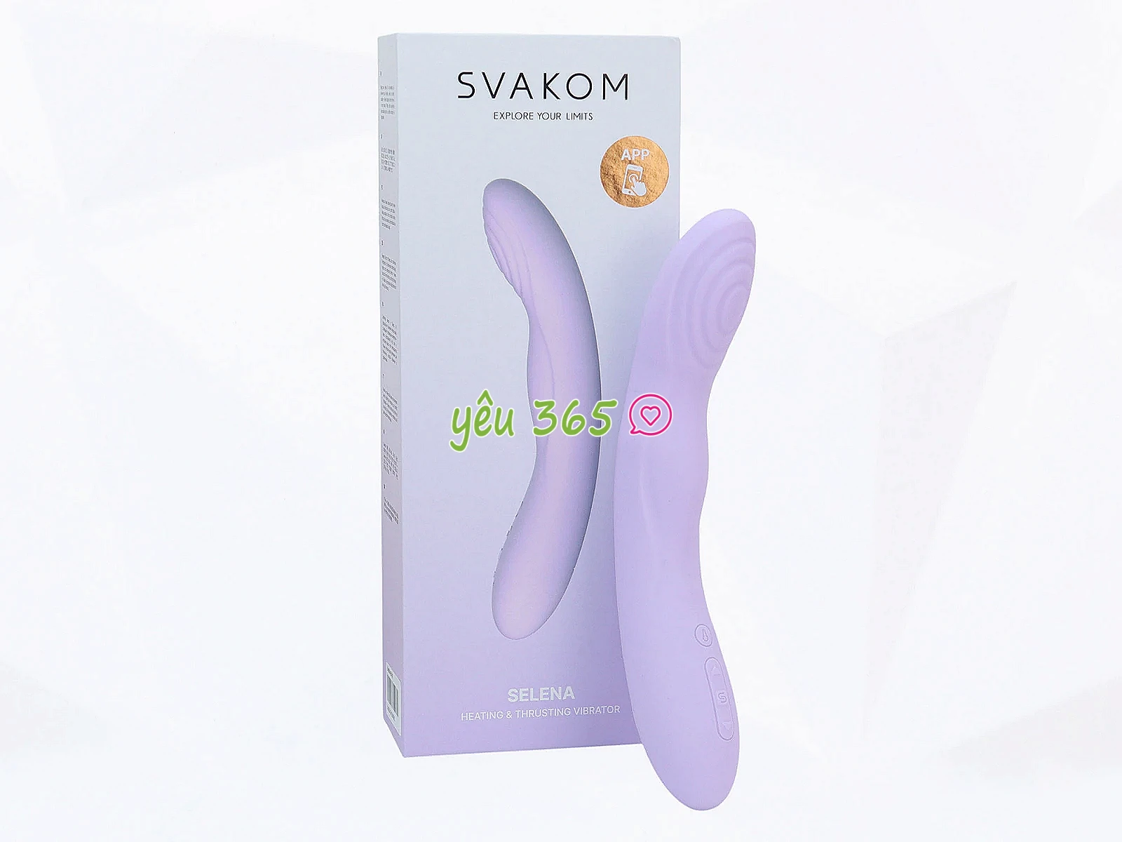 Máy massage SVAKOM Selena rung thụt sưởi ấm điều khiển App cao cấp