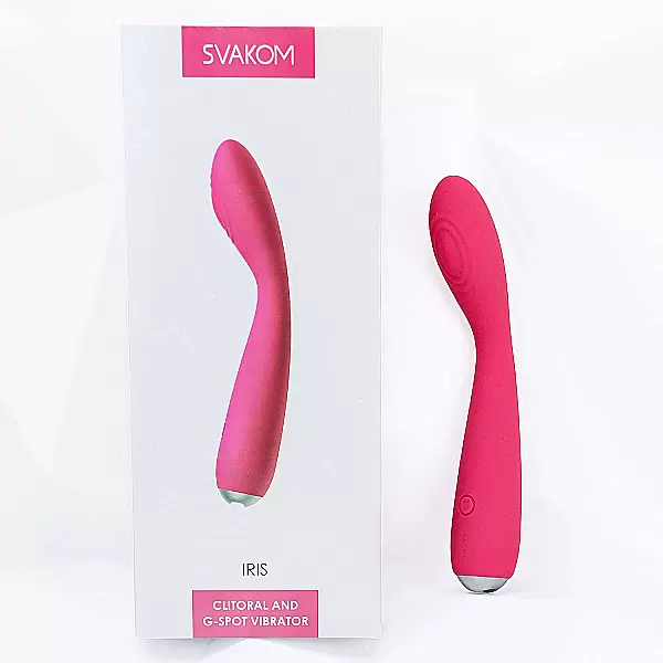 Máy mát xa điểm G ngón tay cao cấp Svakom Iris 5 chế đô rung pin sạc tiêu chuẩn USA