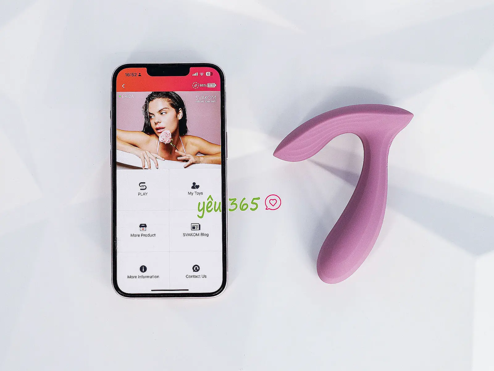 Máy mát xa kích hậu Svakom Erica điều khiển bằng App