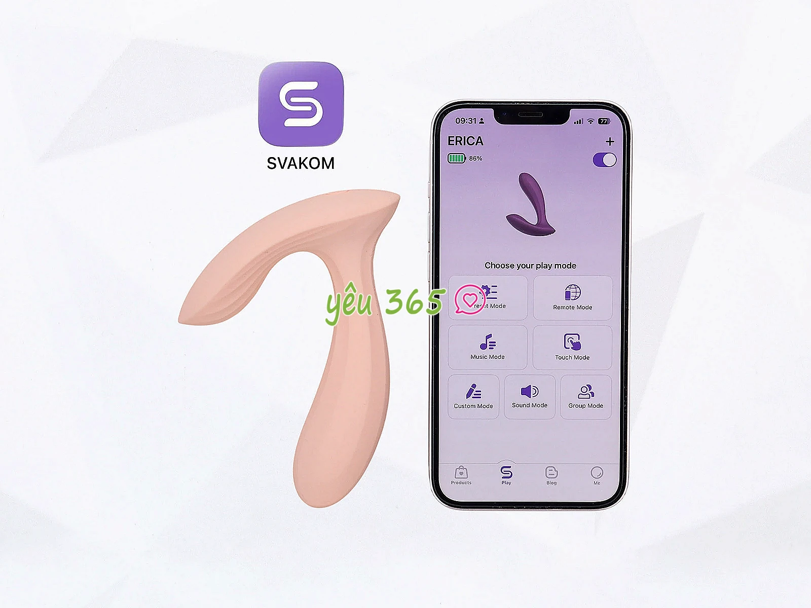 Máy massage quần lót Svakom Erica điều khiển bằng App