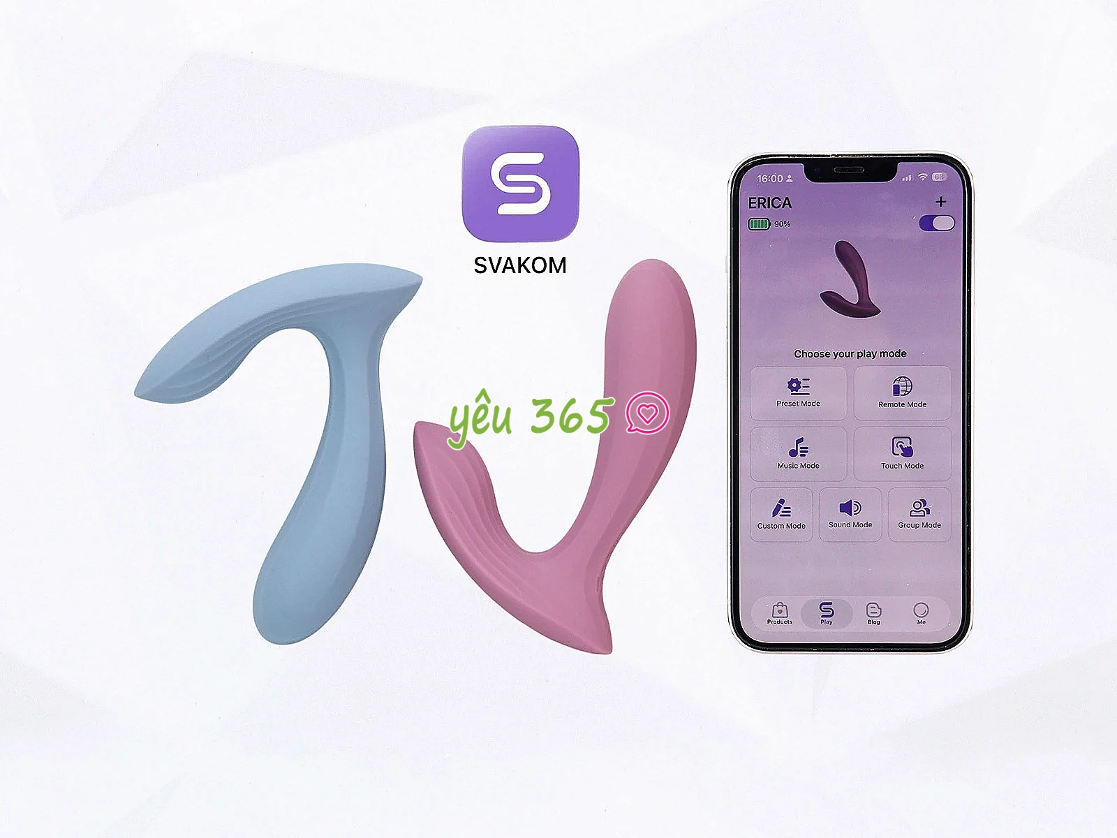 Máy massage quần lót Svakom Erica điều khiển bằng App