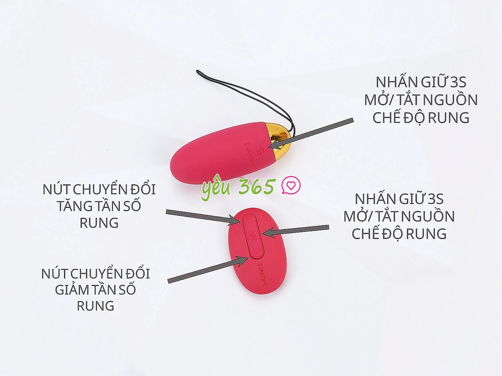 Trứng rung kích thích cao cấp Svakom ELVA nhập khẩu USA