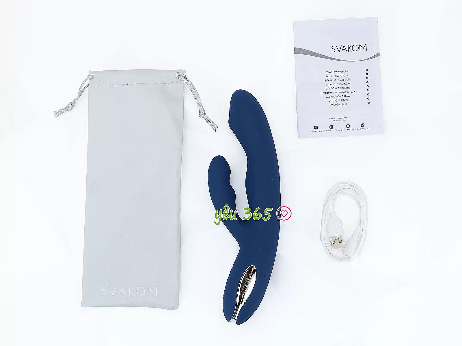 Máy mát xa điểm G Svakom Aylin rung bi xoay chuẩn USA