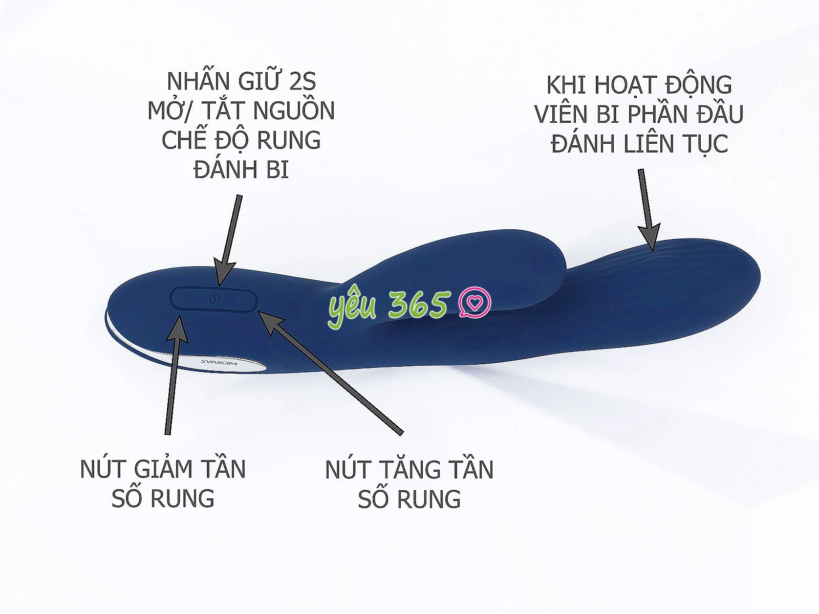 Máy mát xa điểm G Svakom Aylin rung đánh bi cực mạnh