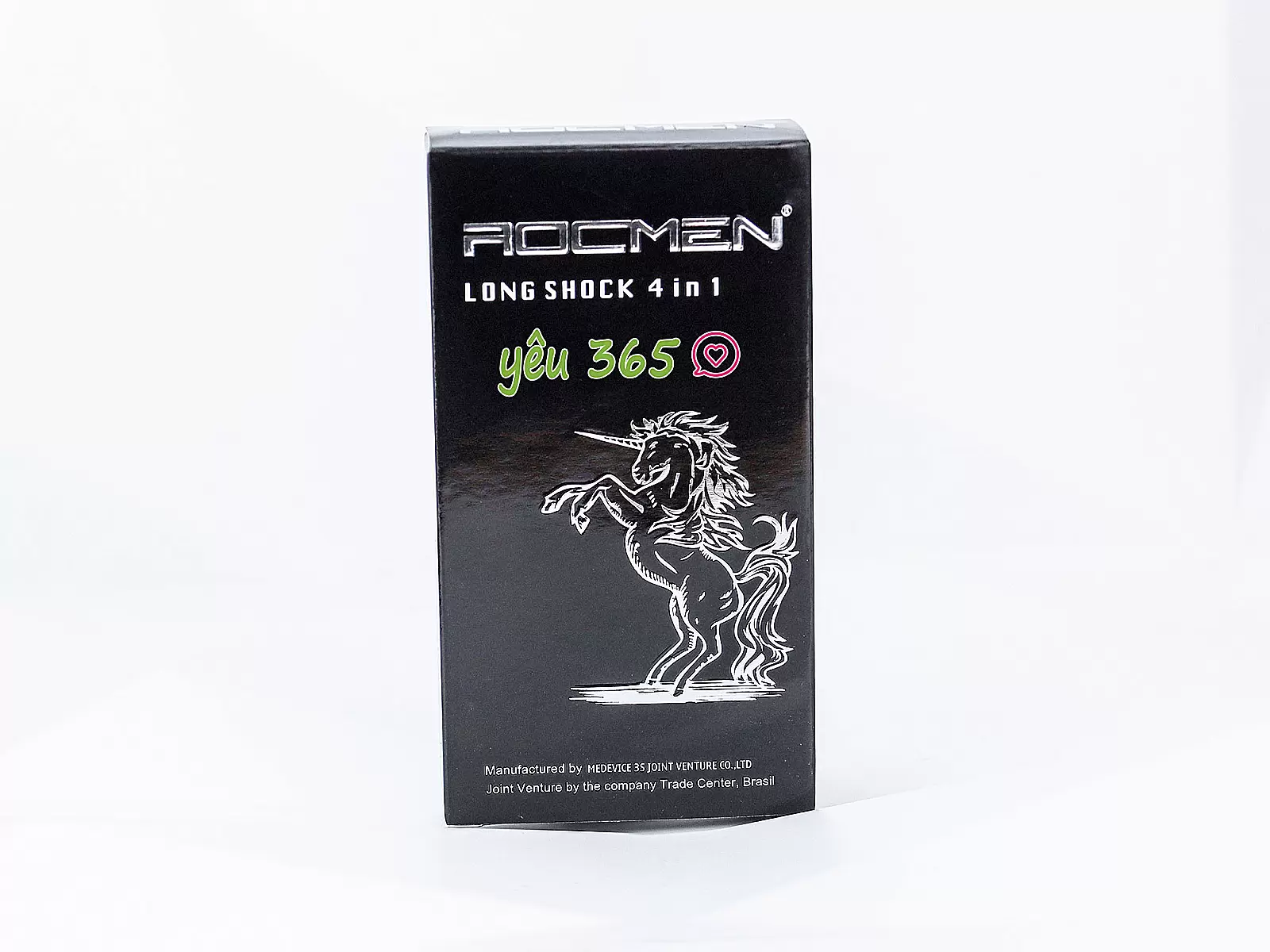 Bao cao su ROCMEN Long Shock trải nghiệm mạnh mẽ 4 trong 1