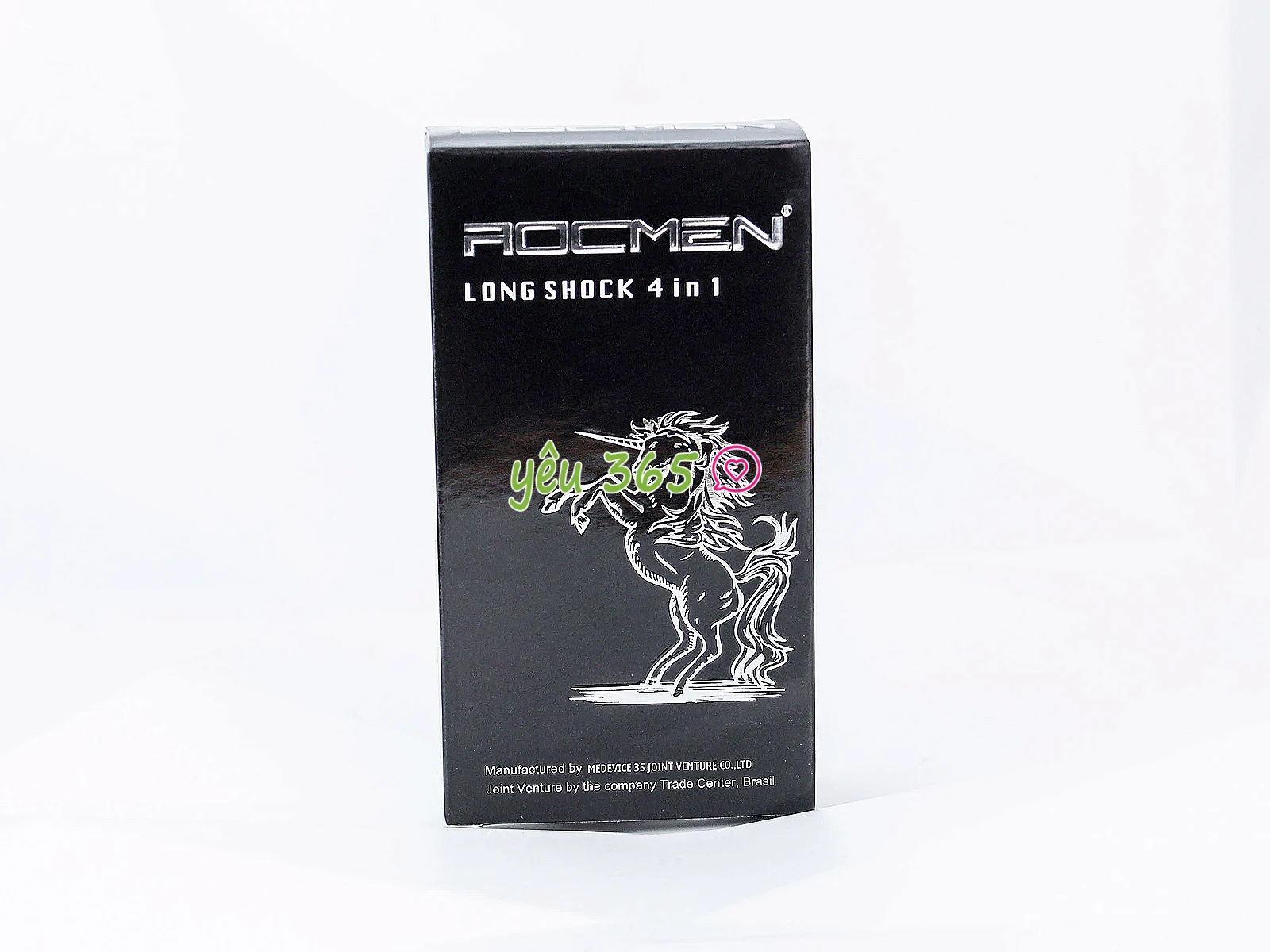 Bao cao su ROCMEN Long Shock trải nghiệm mạnh mẽ 4 trong 1