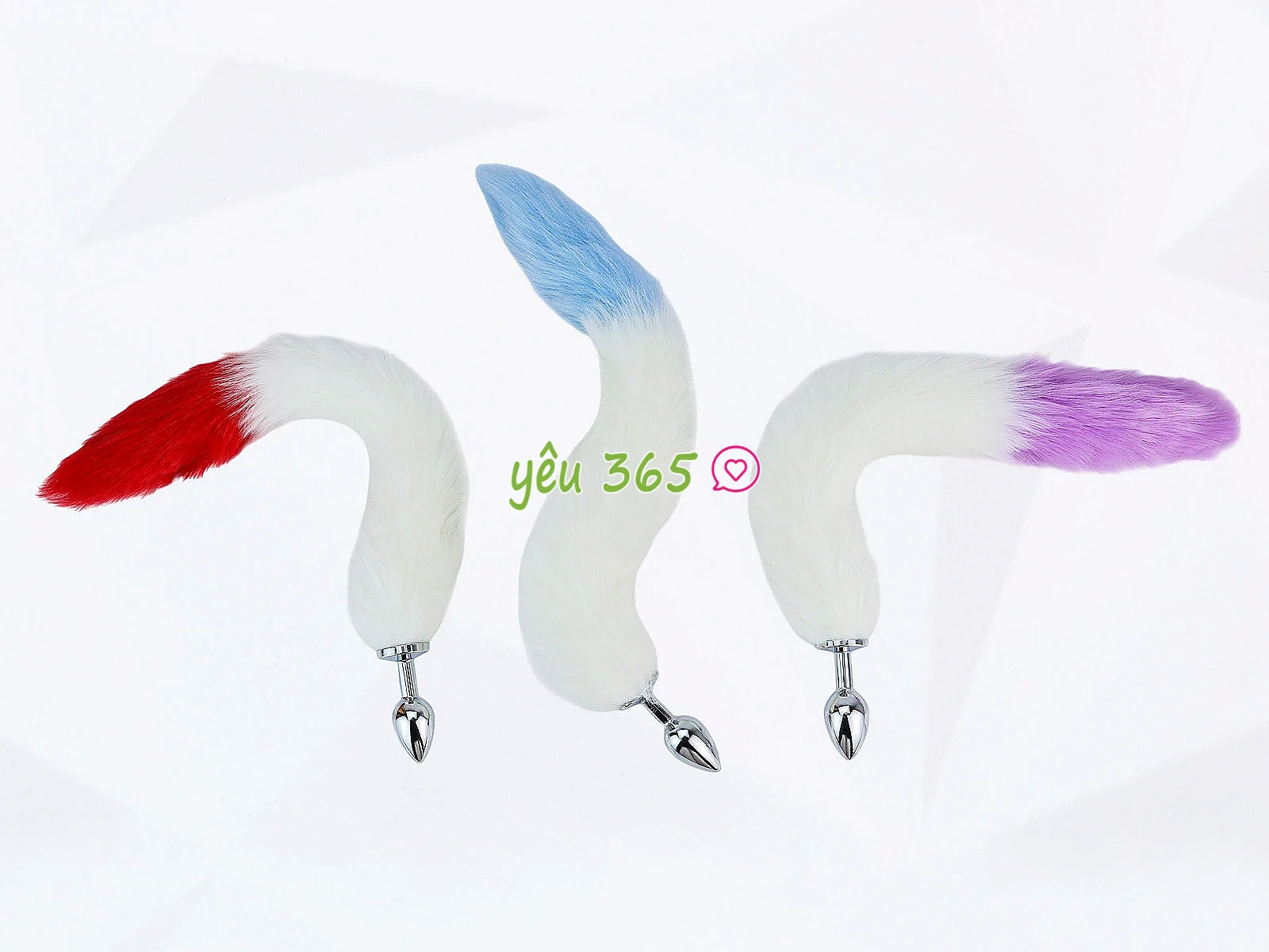 Đồ chơi kích hậu inox đuôi chồn 3 màu loại tốt