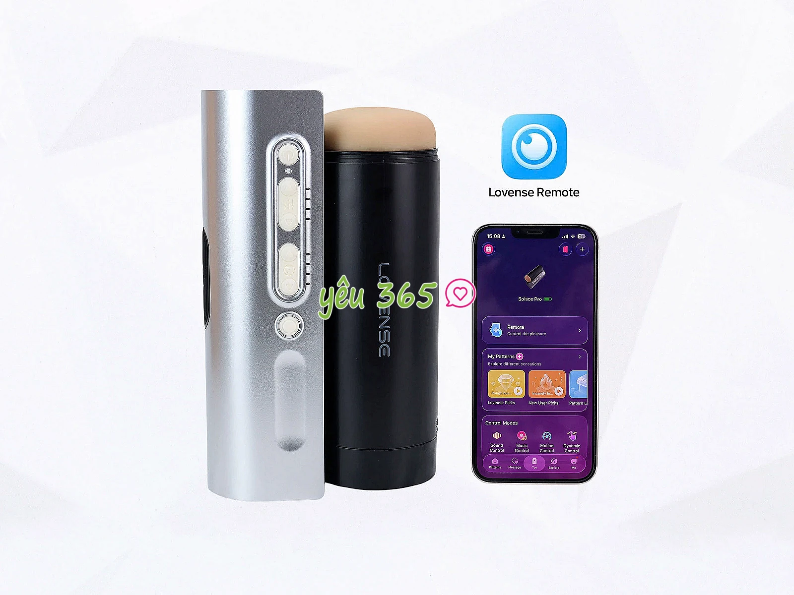 Máy thủ dâm nam tự động Lovense Solace Pro điều khiển qua App, thụt tự động