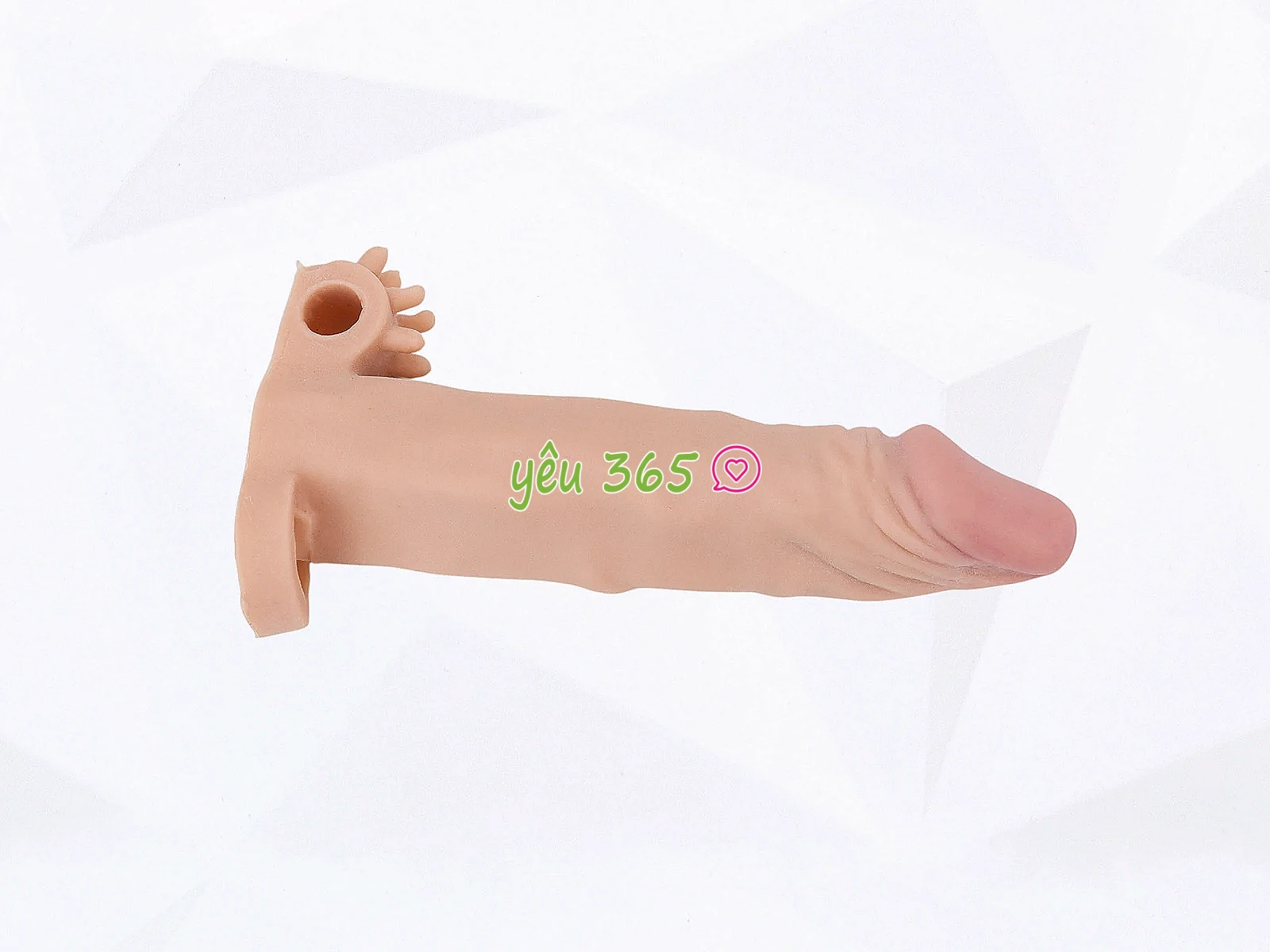 Bao cao su đôn dên có quai đeo Lovetoy X-Tender rung gốc