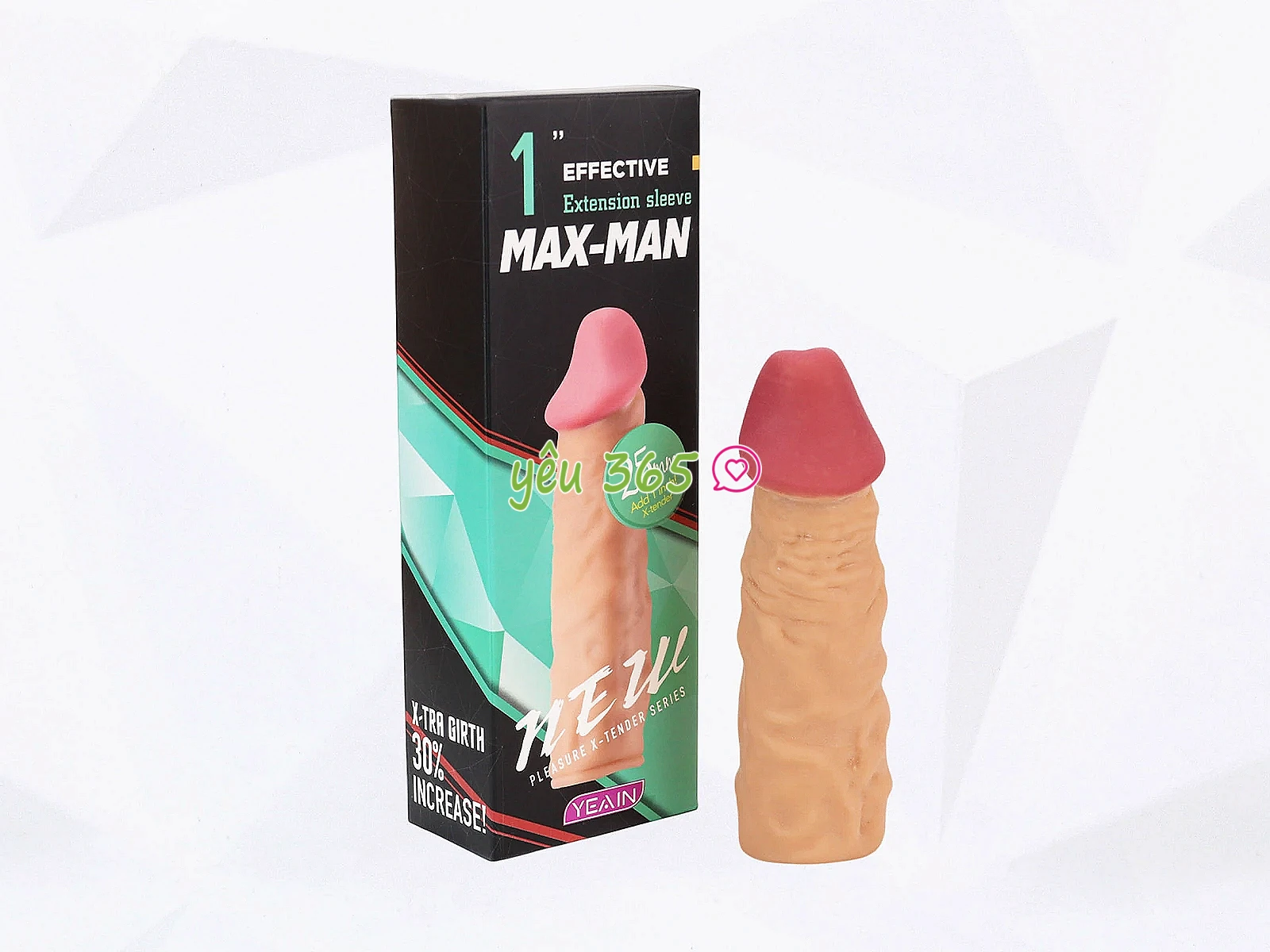 Bao cao su đôn dên Max Man tăng 2.5cm