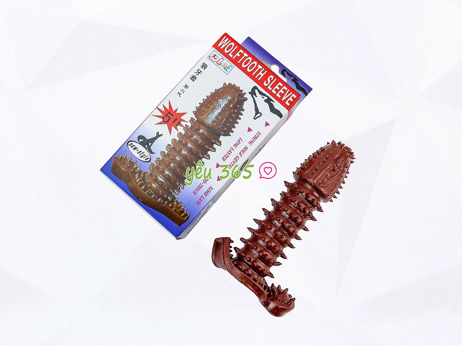 Bao cao su đôn gai siêu mềm Wolftooth Sleeve