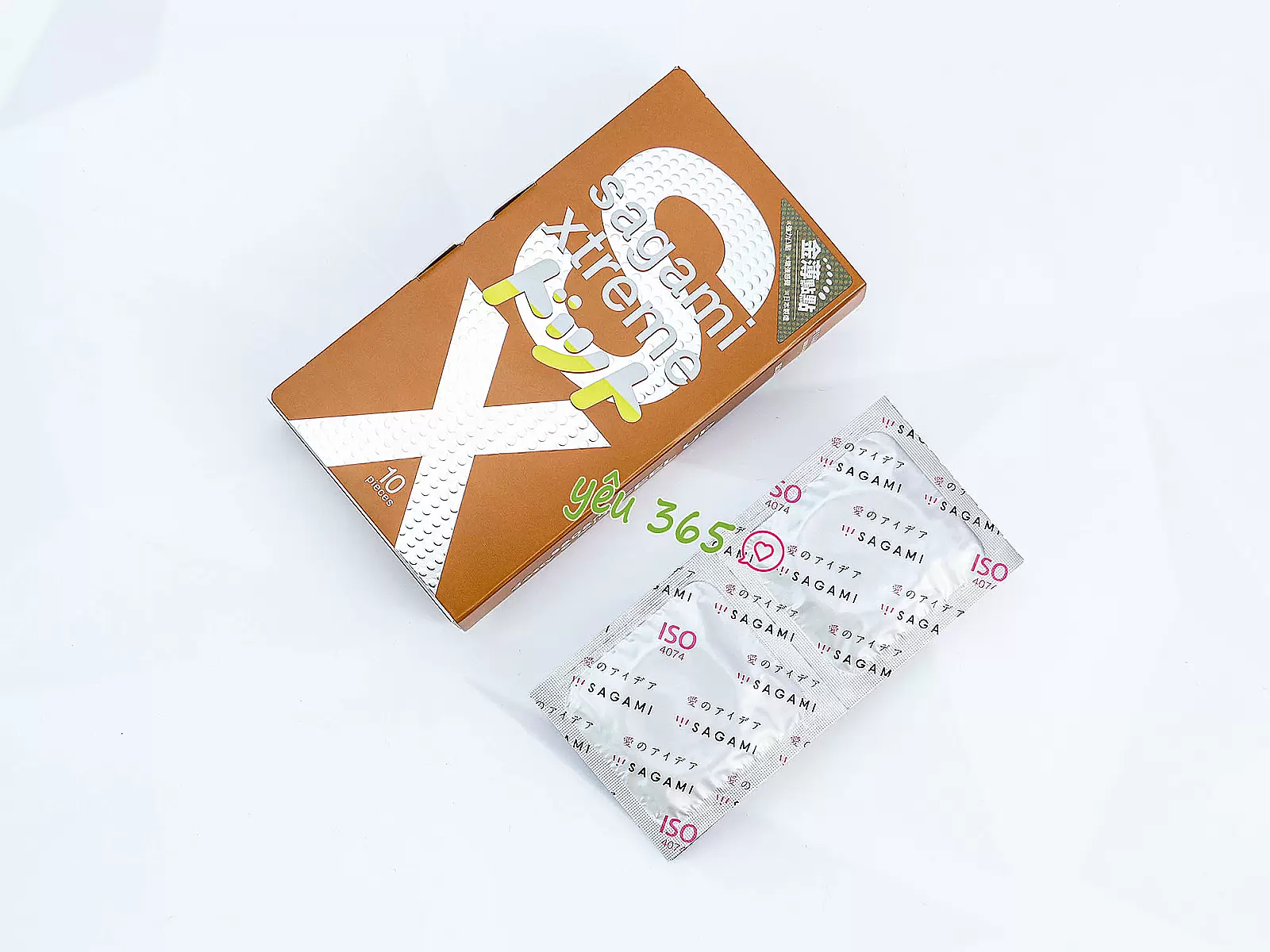 Bao cao su có gai Sagami Xtreme Feel Up 10 bao