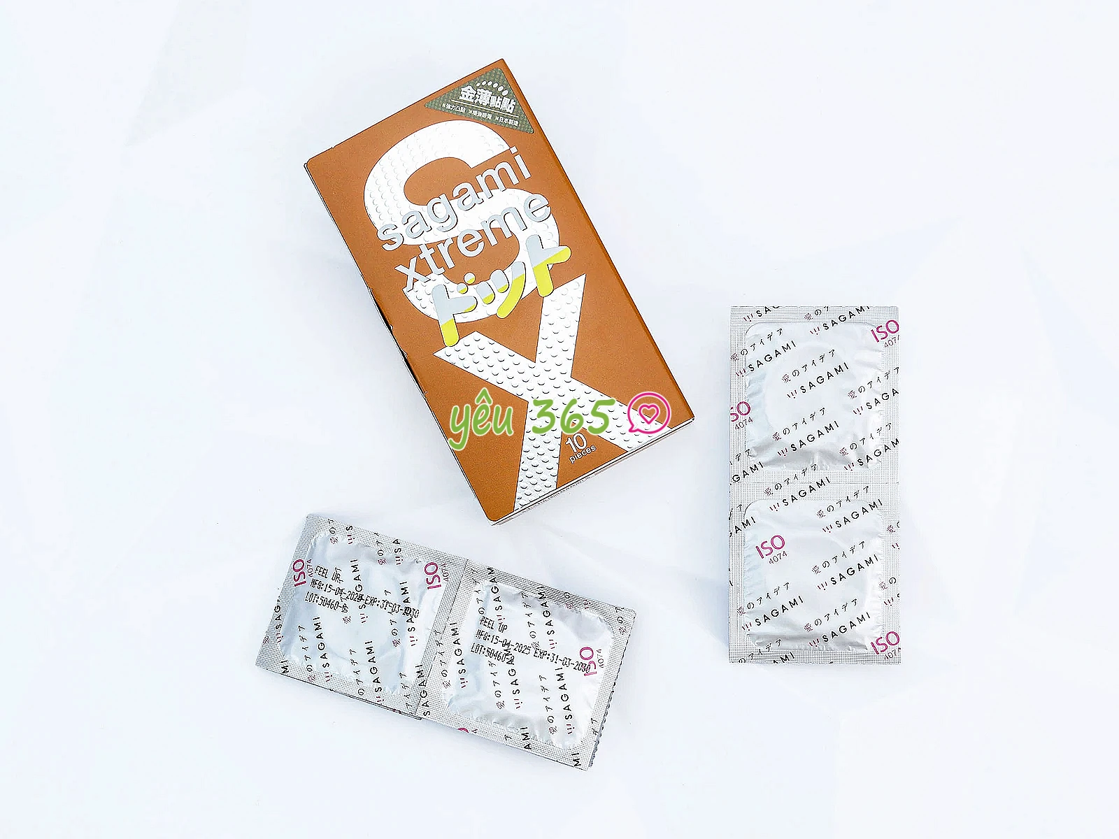 Bao cao su có gai Sagami Xtreme Feel Up 10 bao