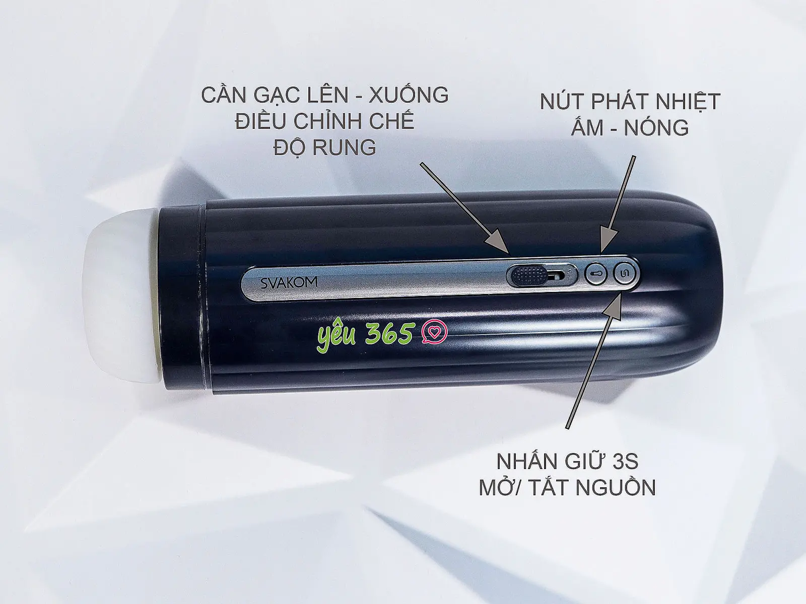 Âm Đạo Giả Svakom Hannes NEO Rung Mút Phát Nhiệt