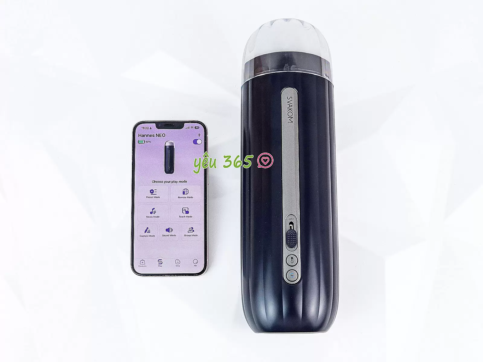 Âm Đạo Giả Svakom Hannes NEO Rung Mút Phát Nhiệt