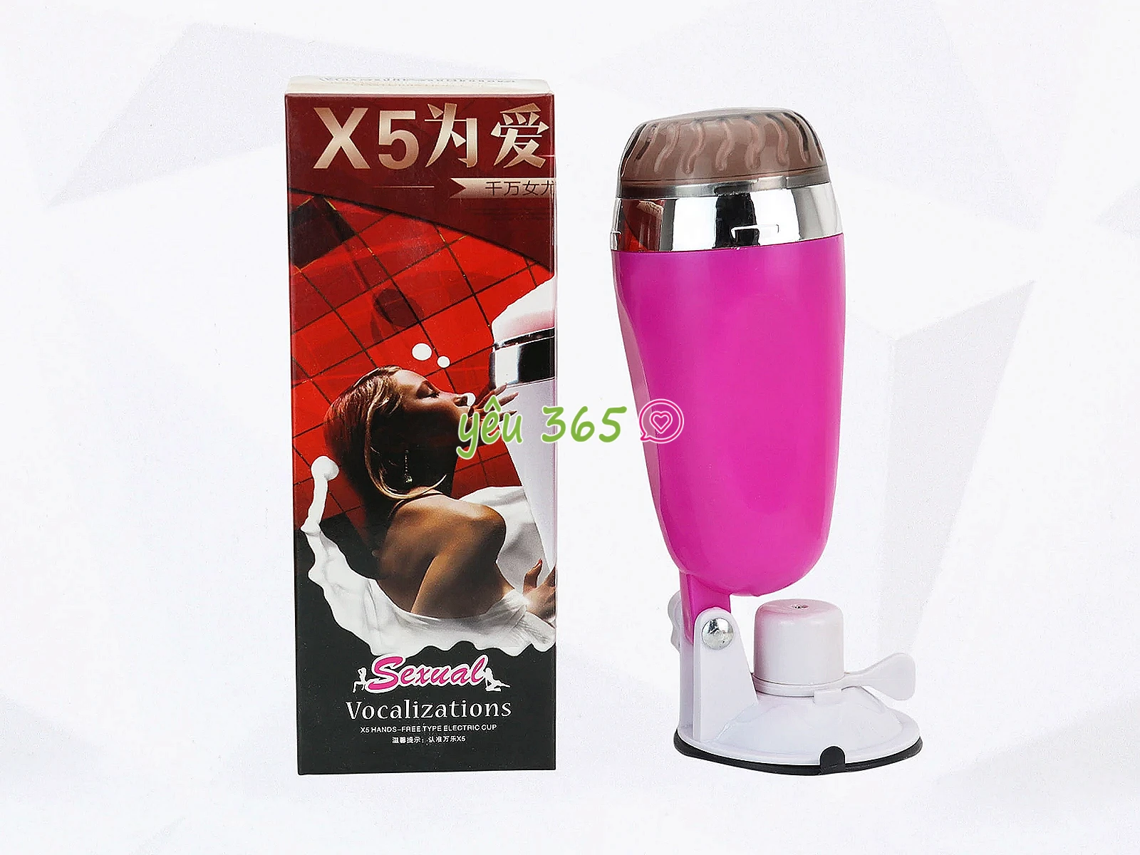 Âm đạo giả X5 Cup có đế không rung