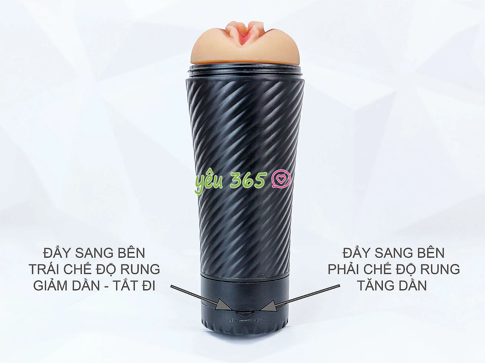 Âm đạo giả đèn pin Pink Pussy có rung