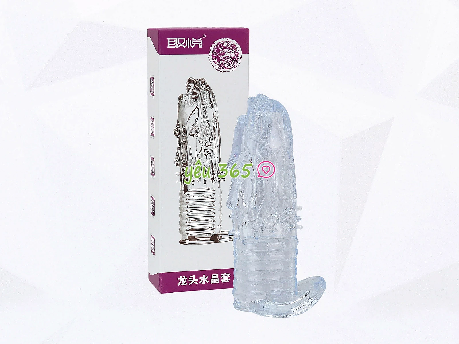 Bao cao su đôn dên đầu lân trong suốt