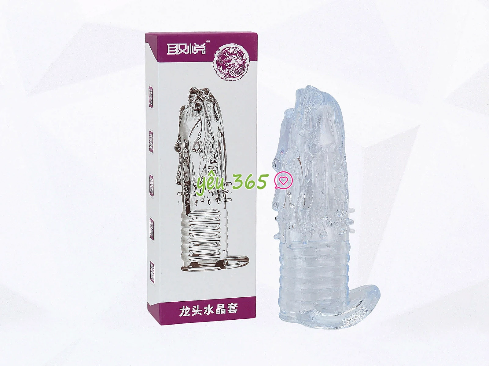 Bao cao su đôn dên đầu lân trong suốt