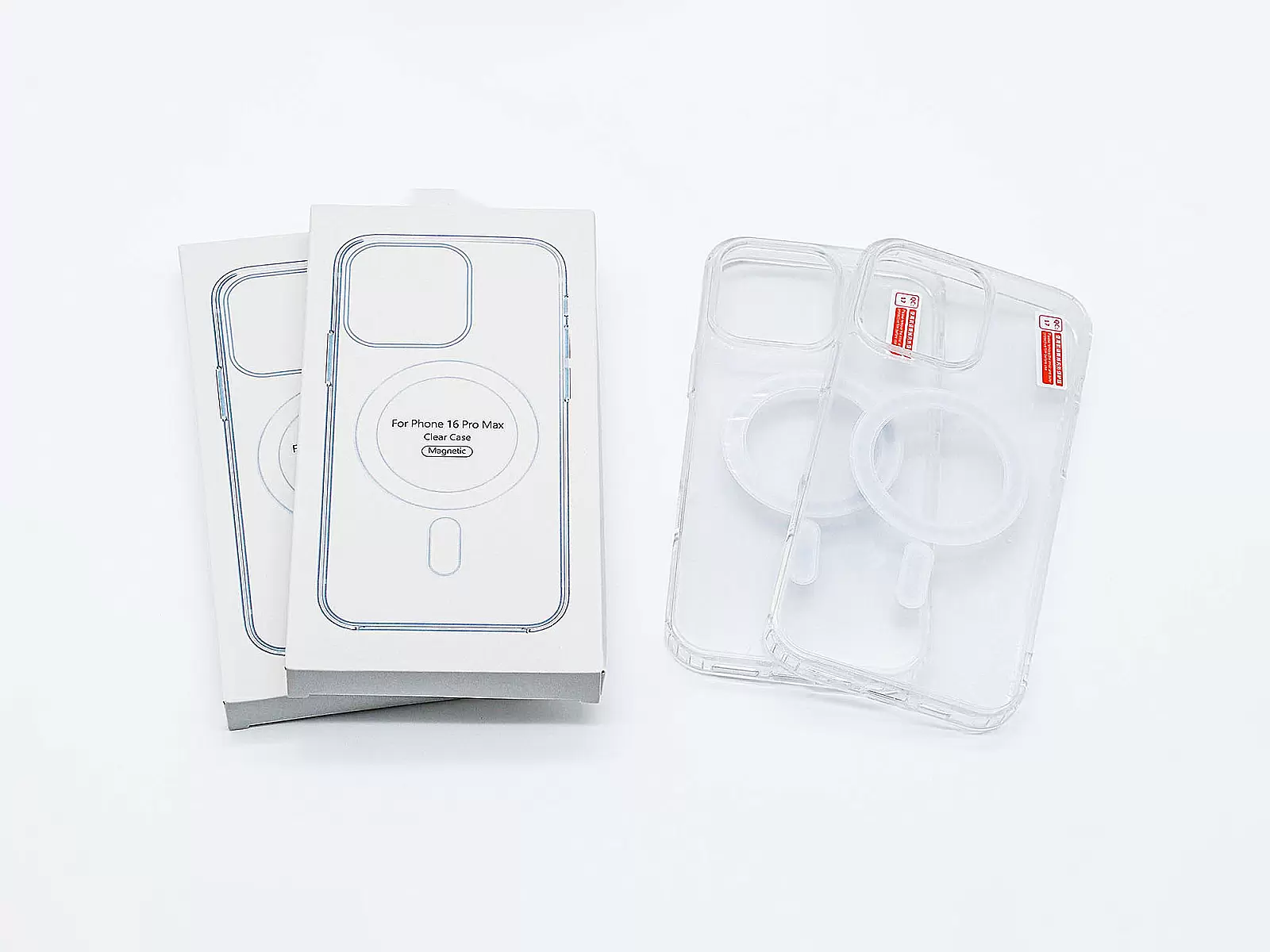 Ốp lưng iPhone 16 Pro Max Clear Case Magnetic trong suốt