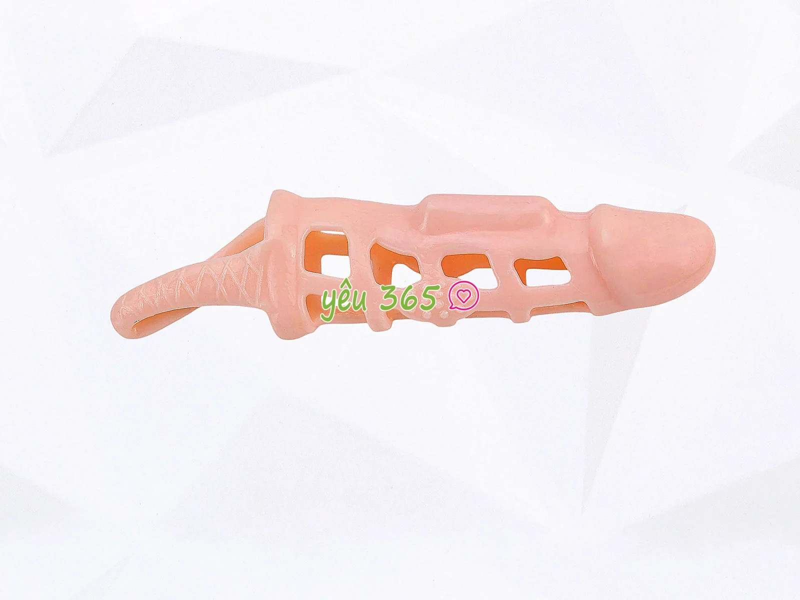 Bao cao su donzen lưới MEN Extension có quai đeo thân rung