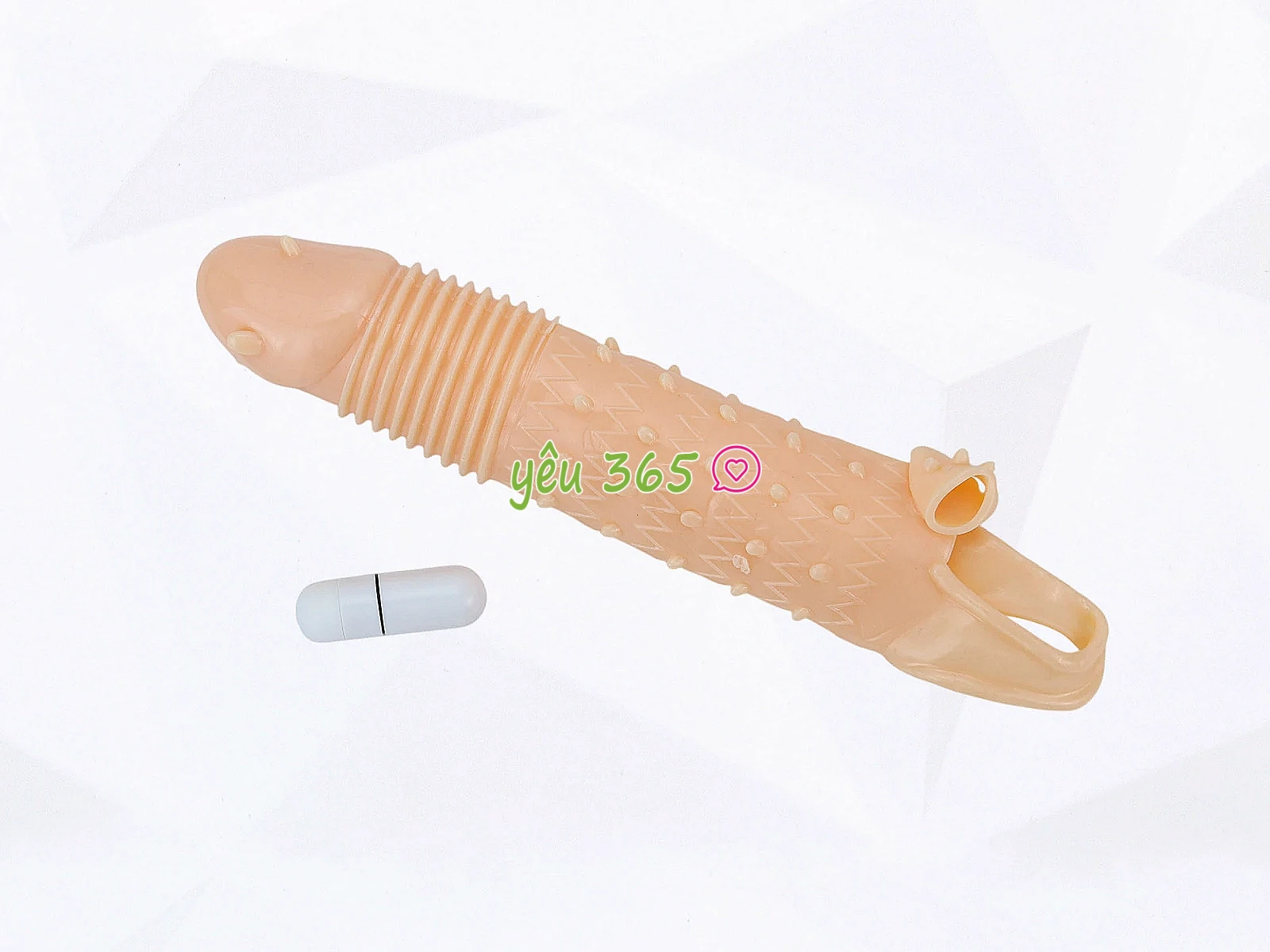 Bao cao su đôn dên Seniuniu gai bi đầu siêu mềm rung gốc
