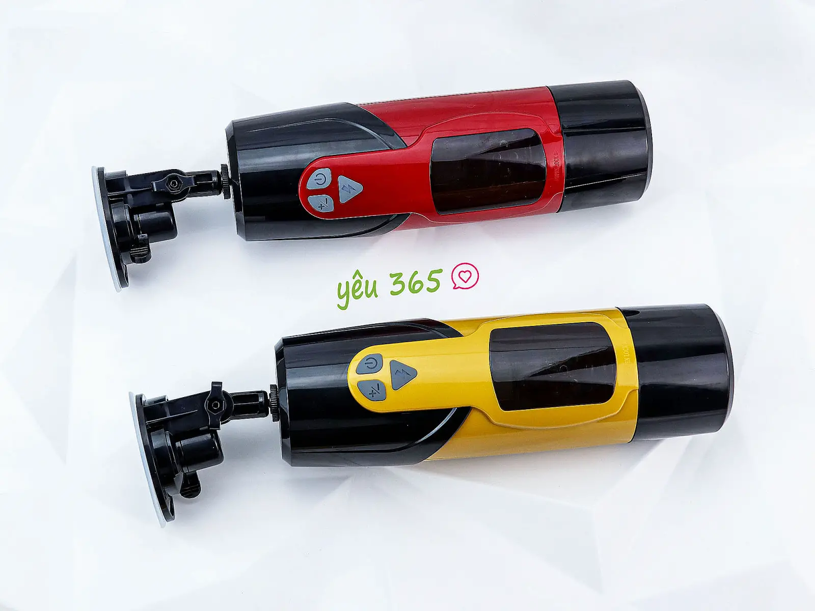 Âm đạo giả Dark Night Xoay - Thụt - Lắc Có Đế Gắn Tường