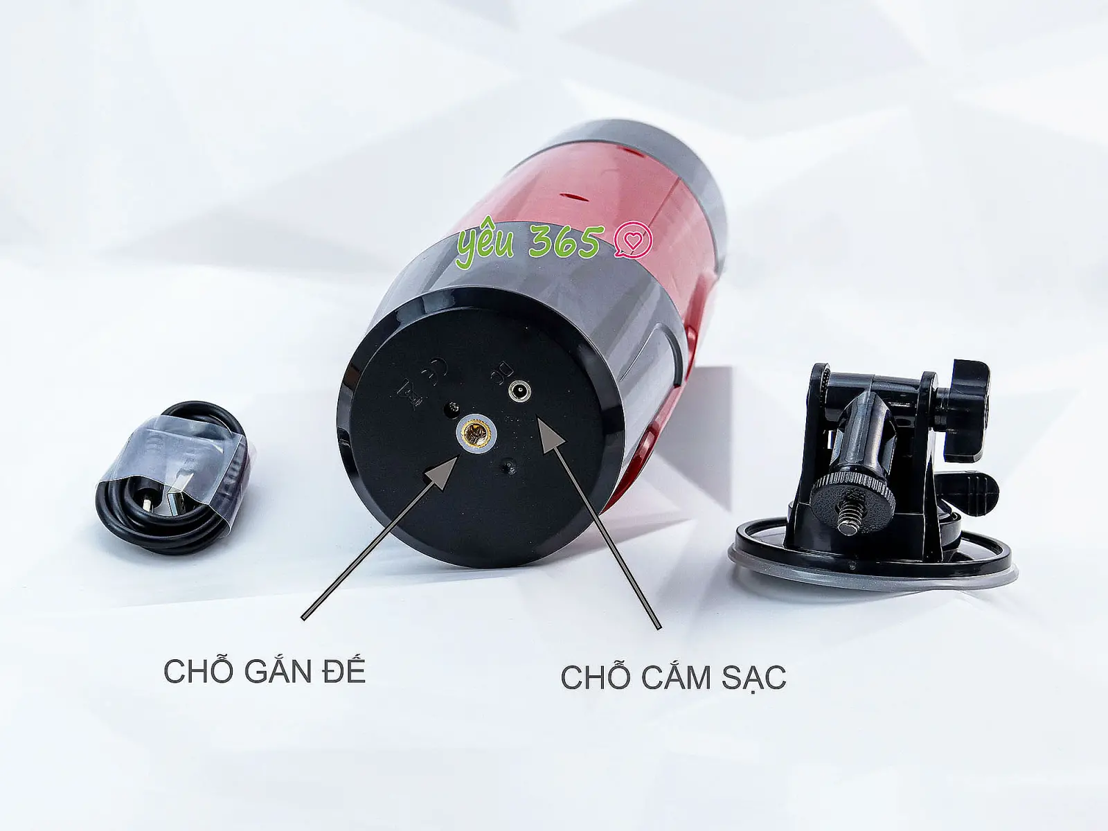 Âm đạo giả Dark Night Xoay - Thụt - Lắc Có Đế Gắn Tường