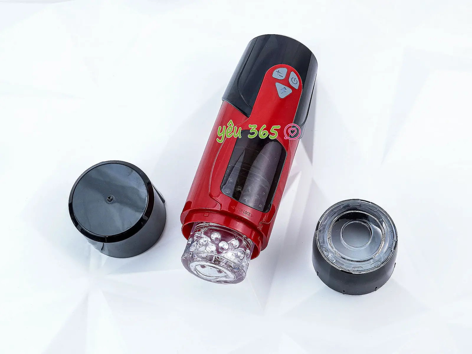 Âm đạo giả Dark Night Xoay - Thụt - Lắc Có Đế Gắn Tường