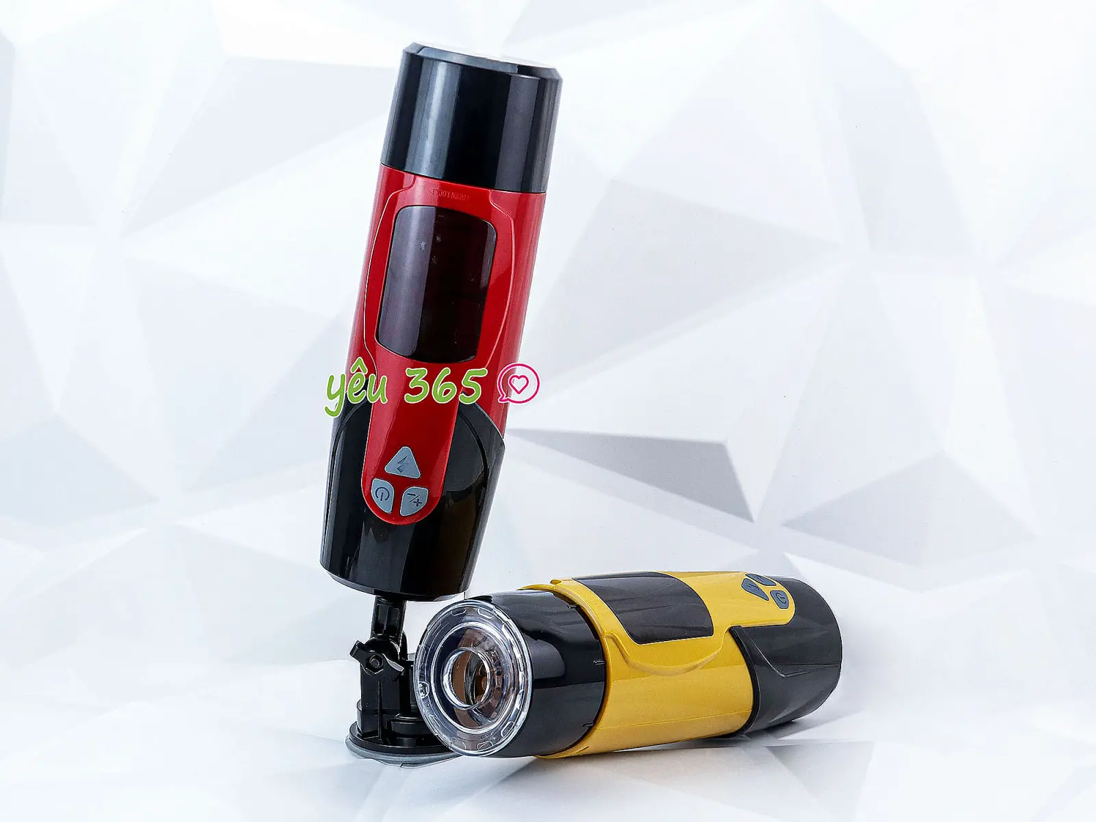 Âm đạo giả Dark Night Xoay - Thụt - Lắc Có Đế Gắn Tường