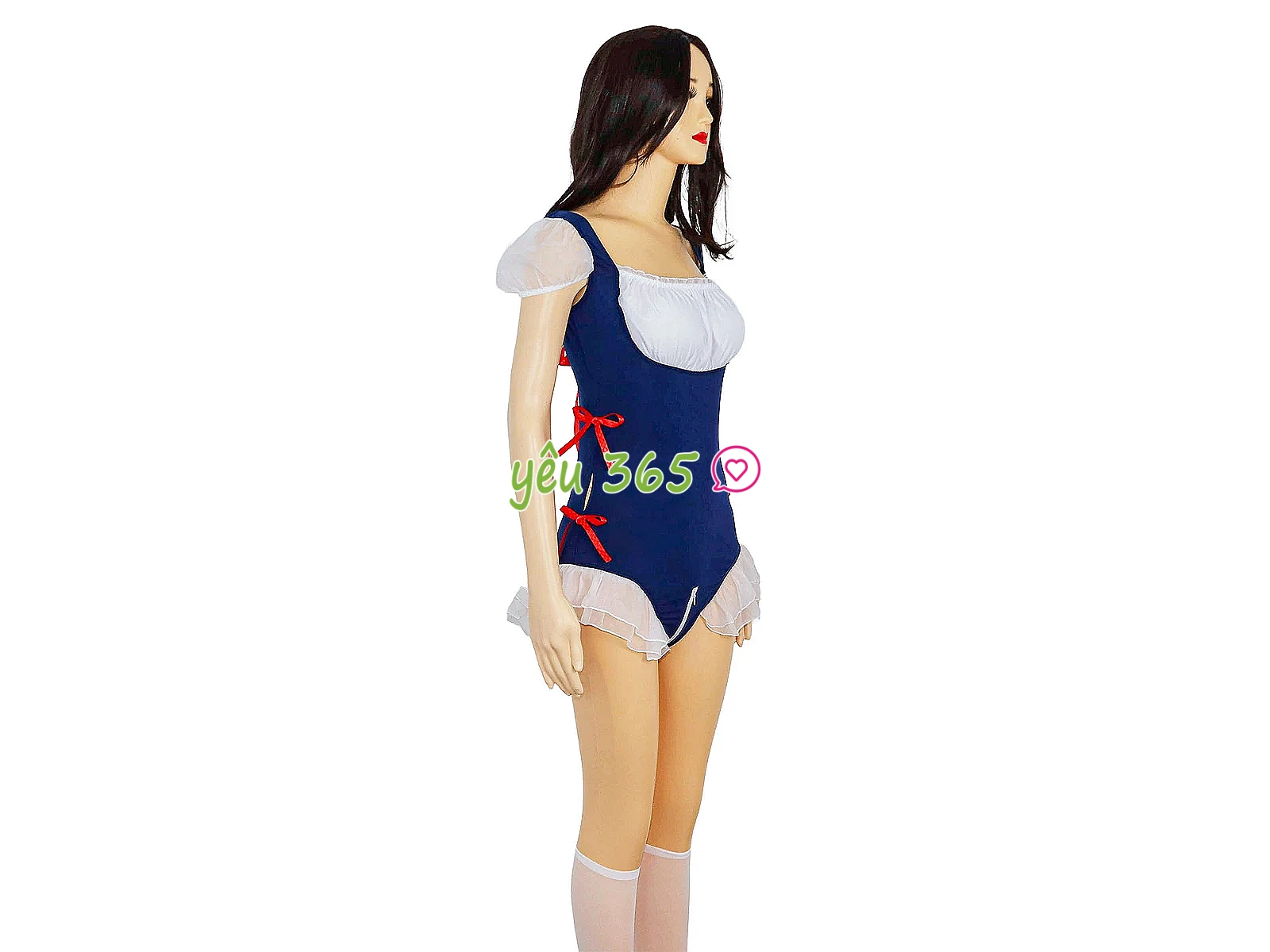 Bộ đồ chơi bạo dâm váy liền thân COSPLAY quyến rũ