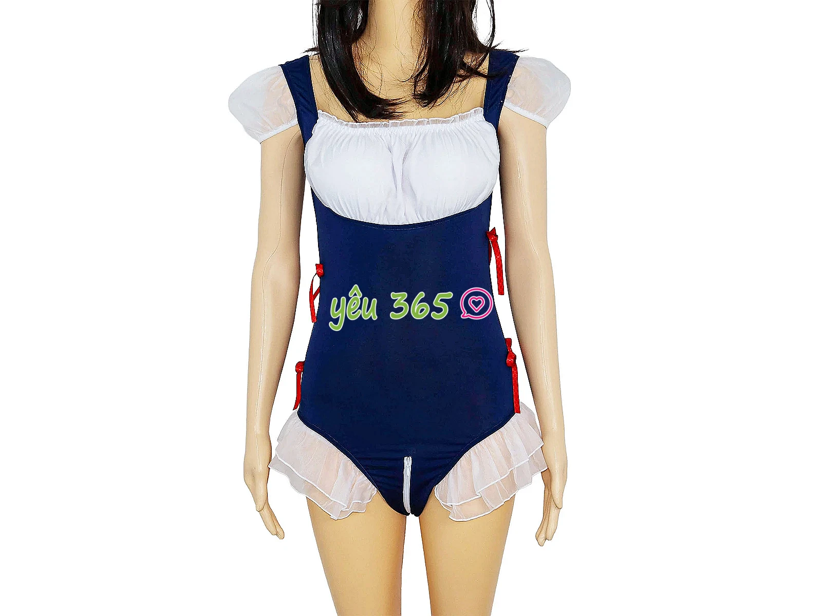 Bộ đồ chơi bạo dâm váy liền thân COSPLAY quyến rũ