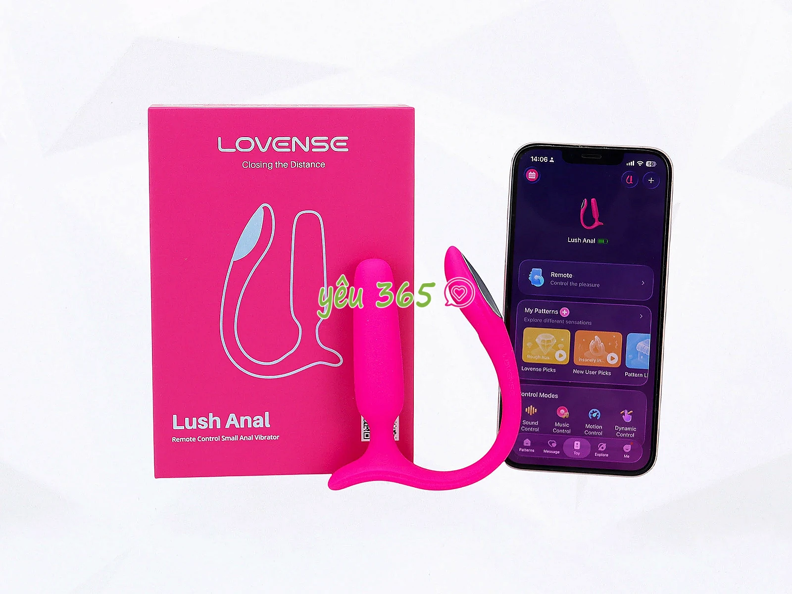Máy rung hậu môn Lovense Lush Anal điều khiển qua điện thoại