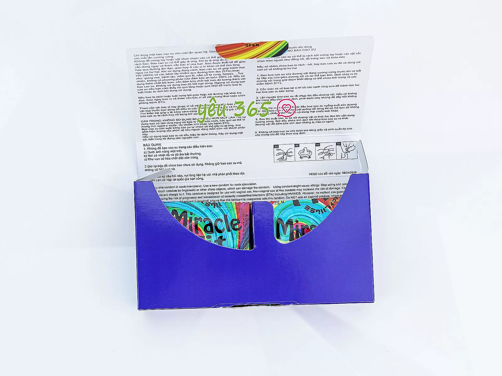 Sagami Miracle Fit cỡ 49mm siêu mỏng hộp 10 bao