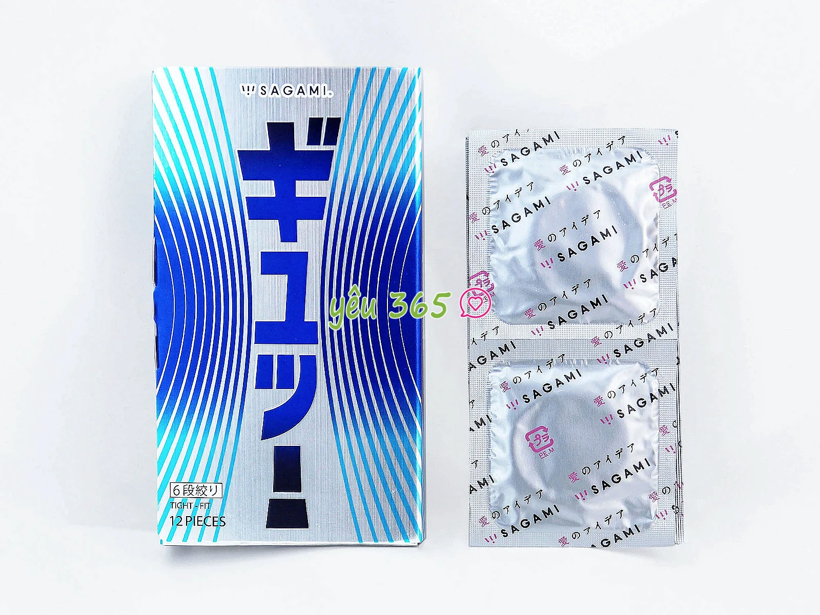 Bao cao su Sagami Tight-Fit hộp 12 bao