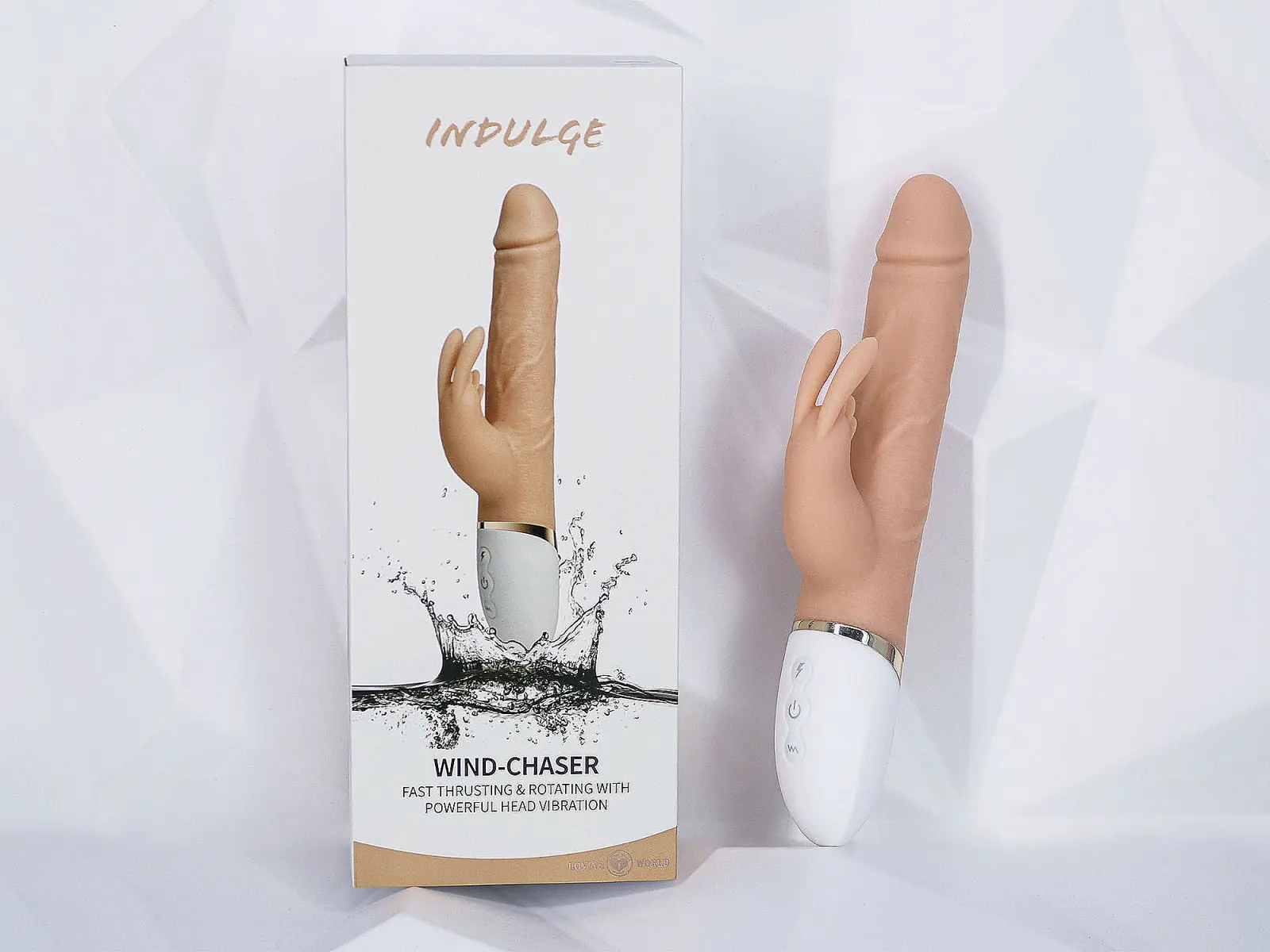 Dương vật giả đa năng rung thụt ngo&aacute;y Indulge Wind-Chaser