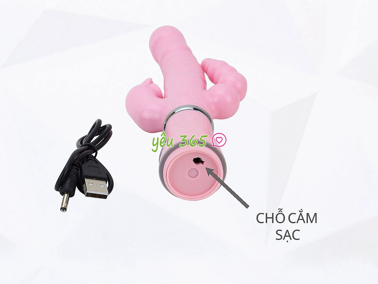 Dương vật giả đa năng 3 đầu nhiều chế độ rung
