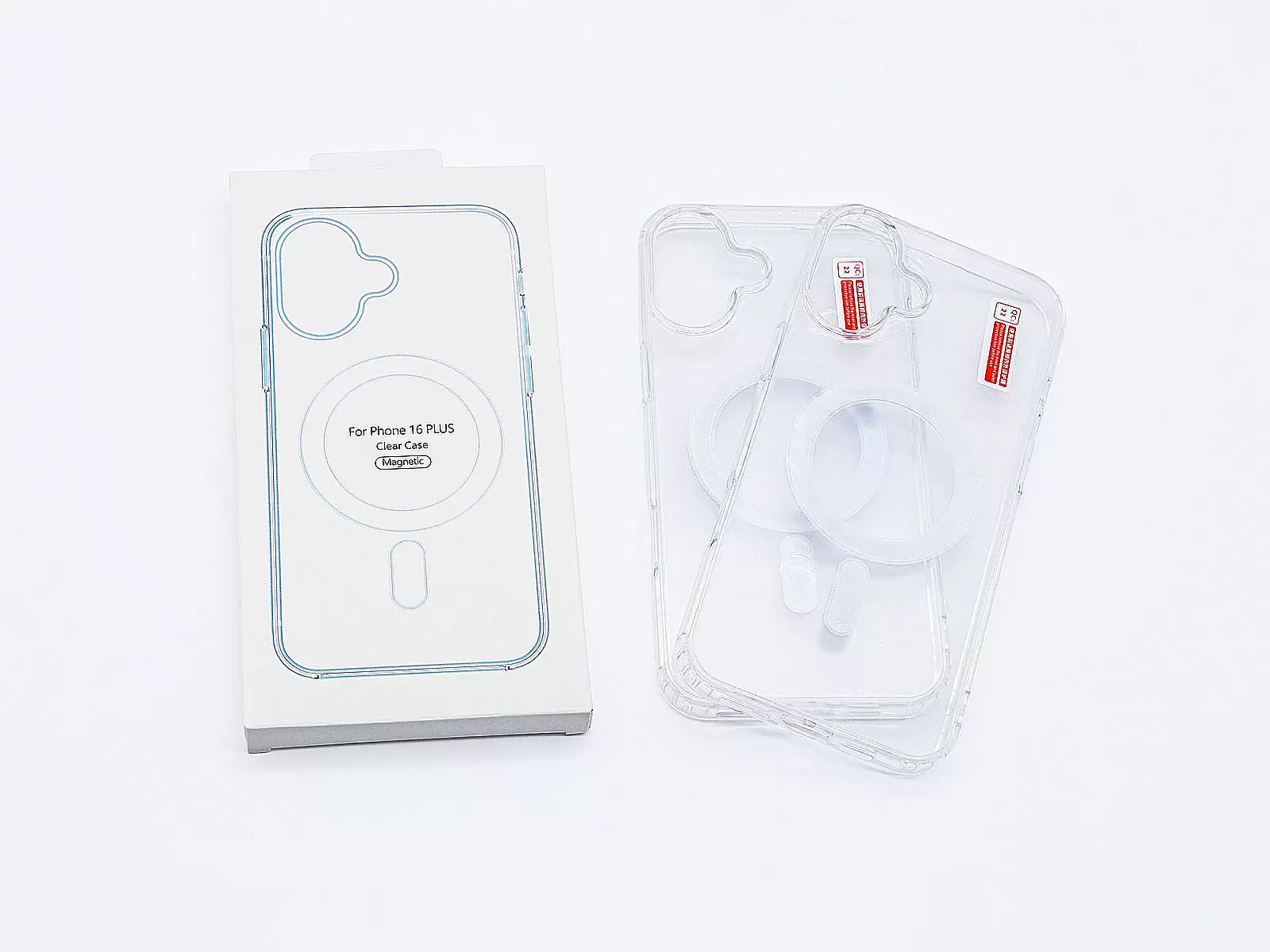 Ốp lưng iPhone 16 Plus Clear Case Magnetic trong suốt