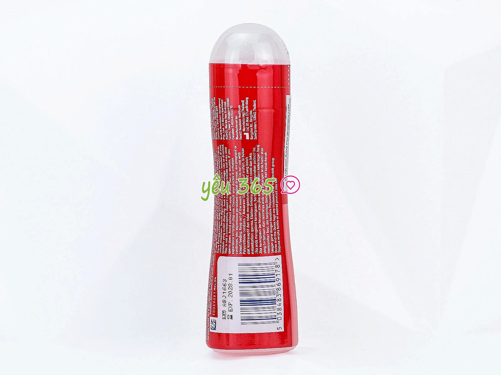 Gel bôi trơn DUREX Play Saucy Strawberry gốc nước mềm mịn giúp tạo cảm giác tự nhiên
