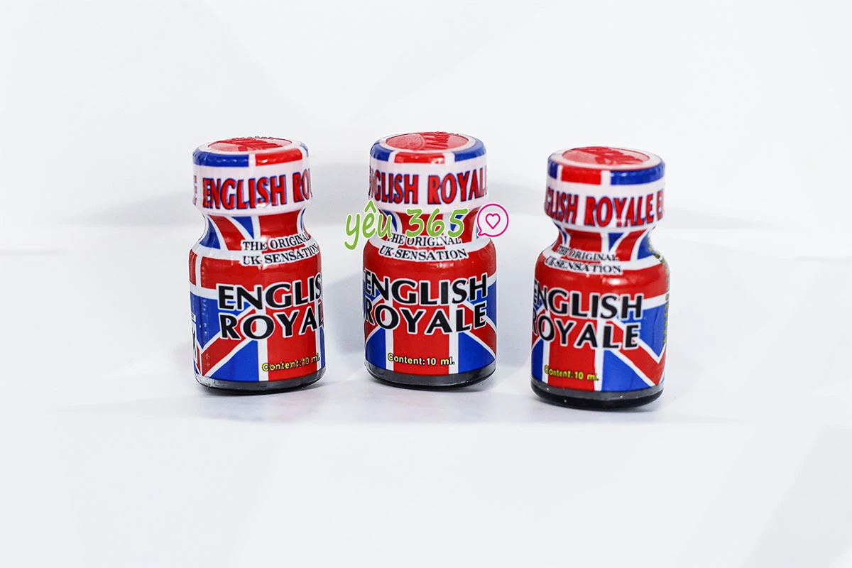 Chai hít Popper English Royale 10ml tăng cảm giác hưng phấn