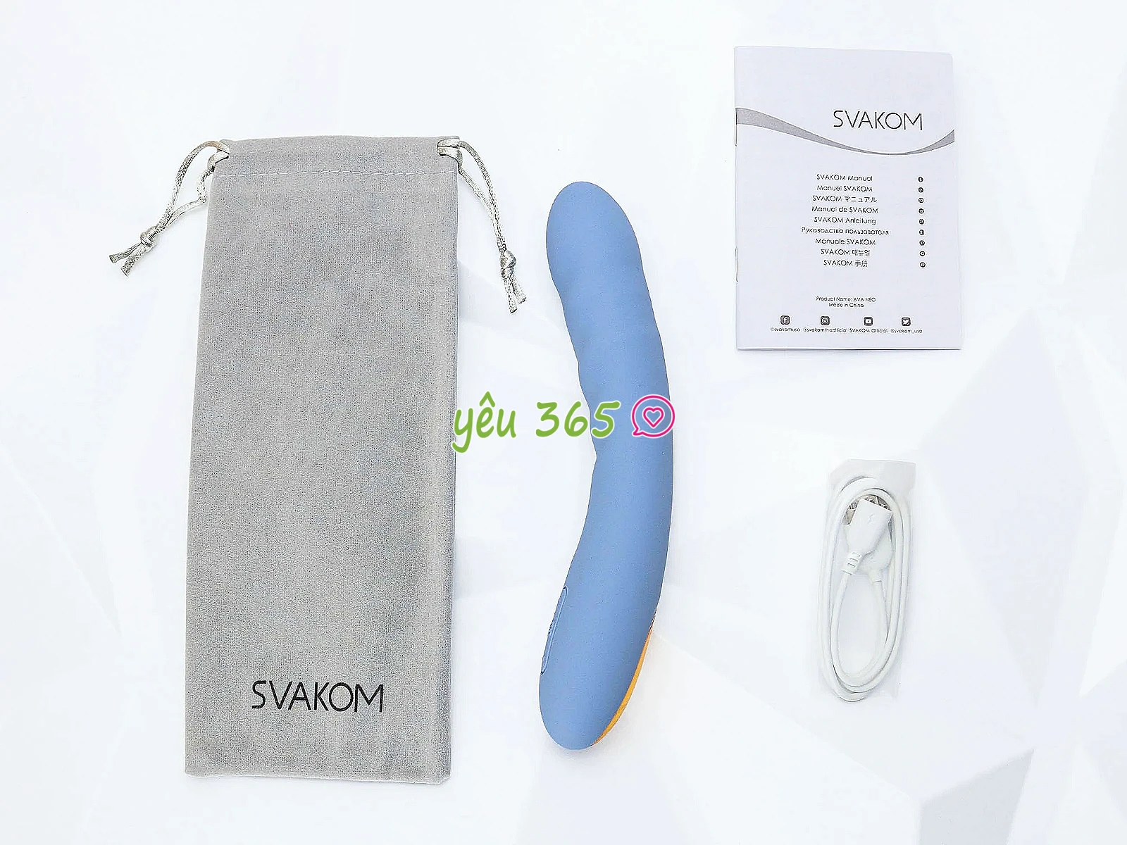 Máy massage Svakom Ava Neo kết nối qua App rung thụt đa chế độ