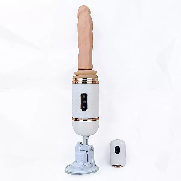 Dương vật giả rung thụt phát nhiệt Cyclone Fire điều khiển từ xa