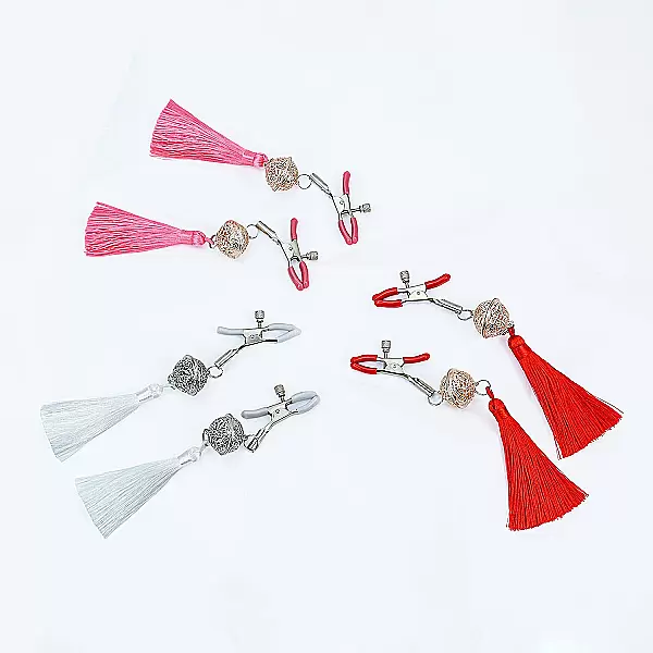 Lục lạc kẹp ti bạo dâm 3 màu kích thích dành cho nữ