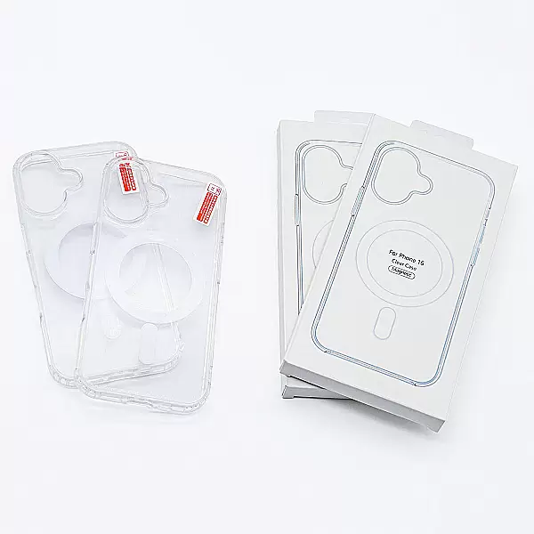 Ốp lưng iPhone 16 Clear Case Magnetic trong suốt