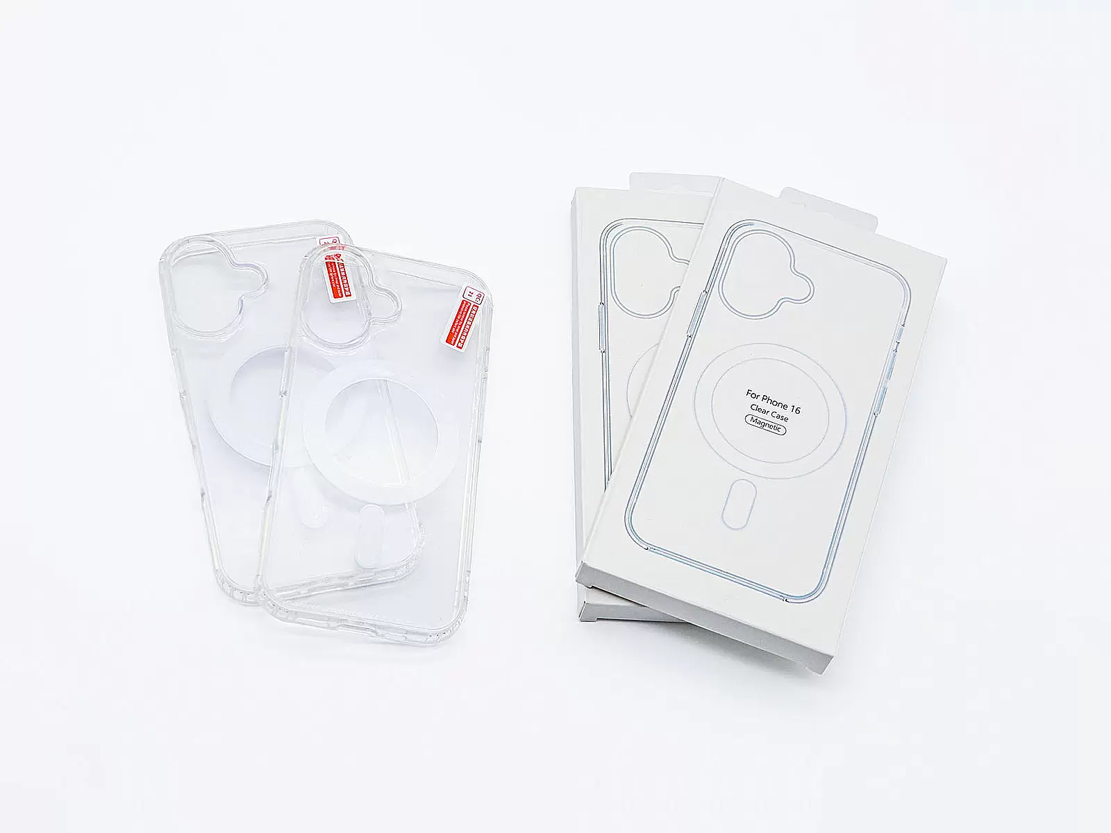 Ốp lưng iPhone 16 Clear Case Magnetic trong suốt