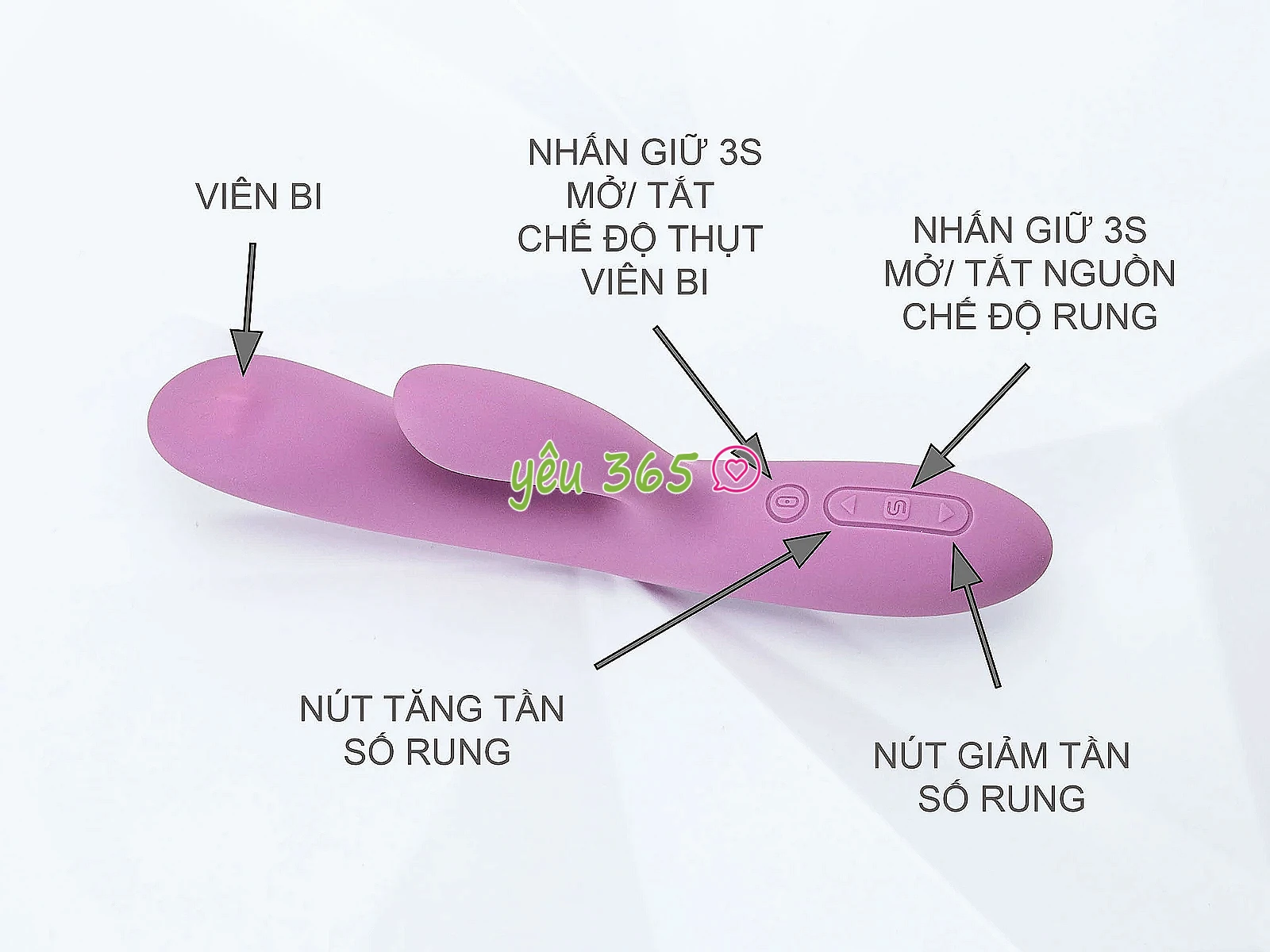 Máy mát xa điểm G Svakom Trysta Neo với bi lăn điều khiển qua APP