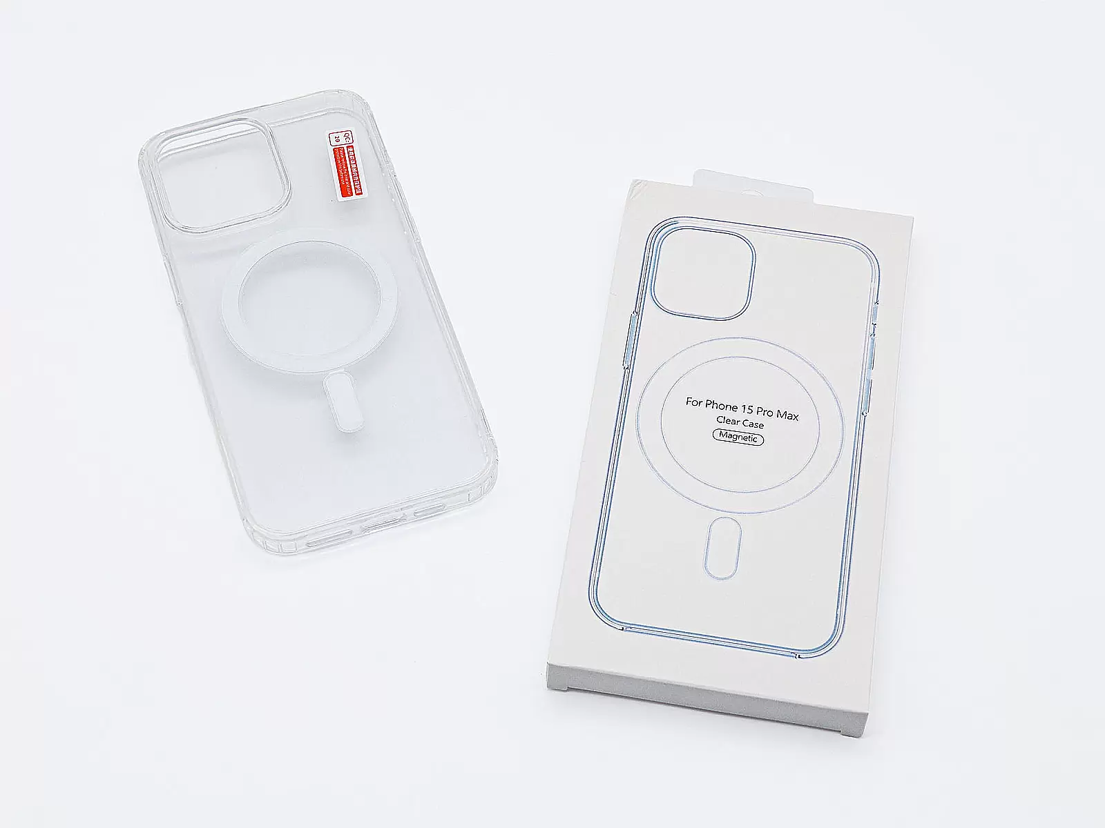 Ốp lưng Clear Case Magnetic trong suốt dành cho iPhone 15 Pro Max