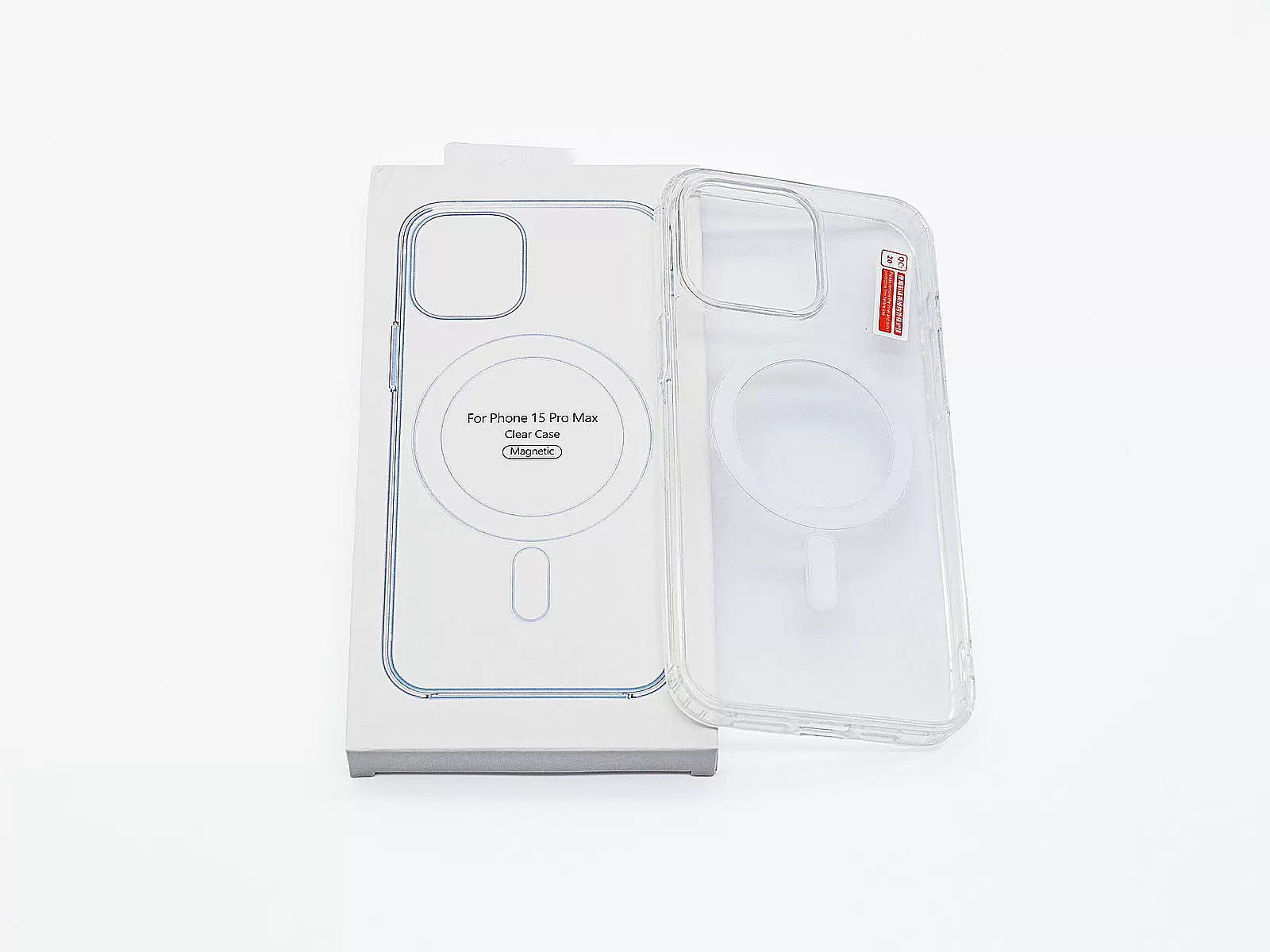 Ốp lưng Clear Case Magnetic trong suốt dành cho iPhone 15 Pro Max