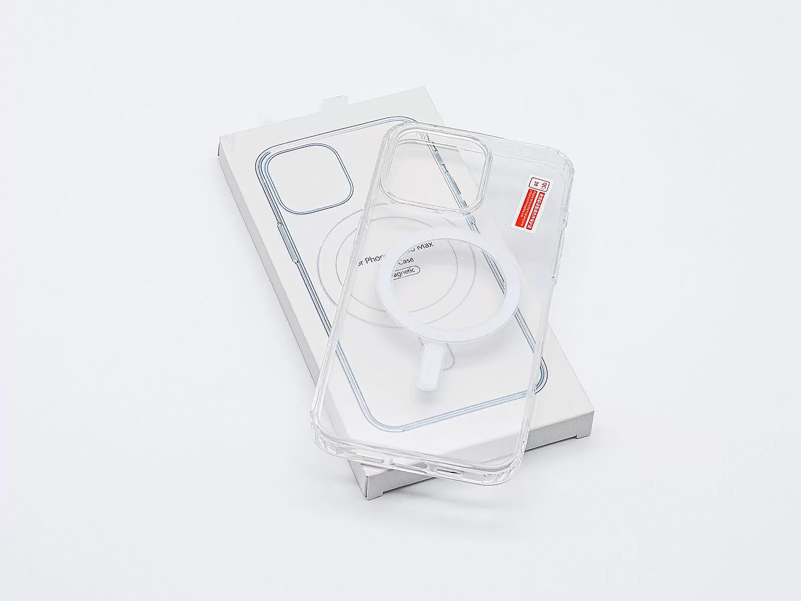 Ốp lưng Clear Case Magnetic trong suốt dành cho iPhone 15 Pro Max