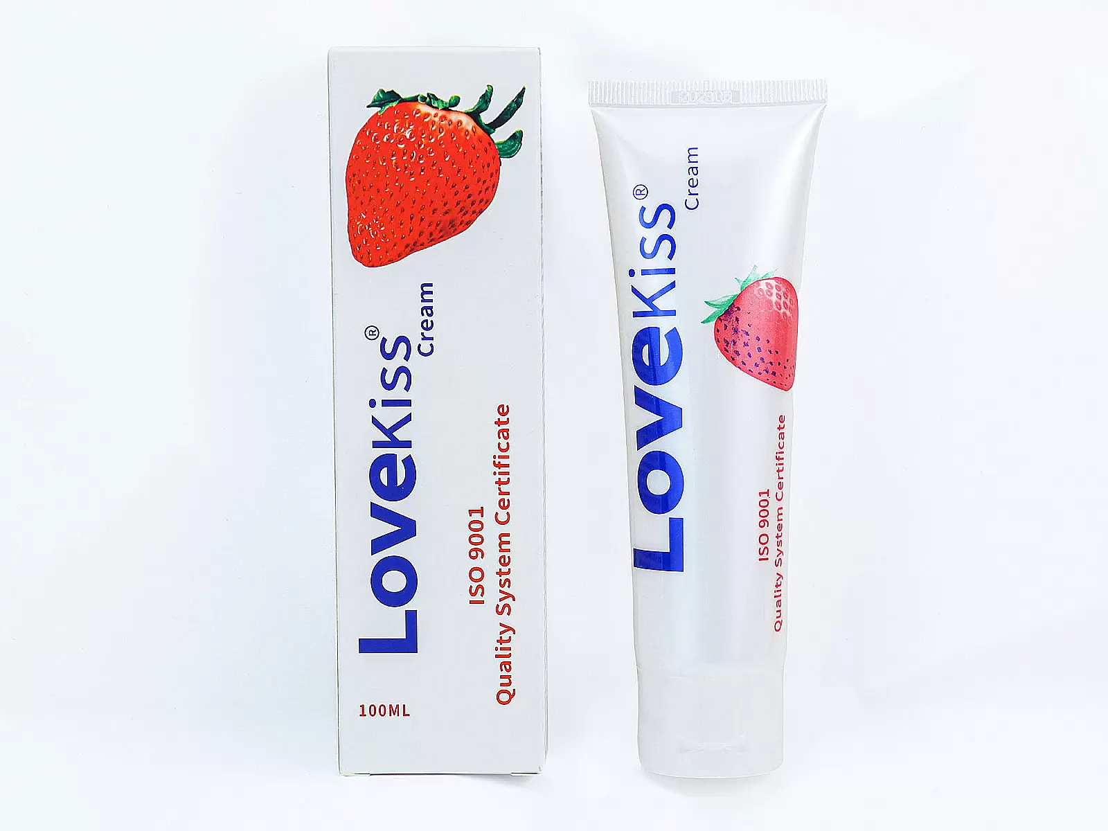 Gel bôi trơn Love Kiss Cream hương dâu 100ml